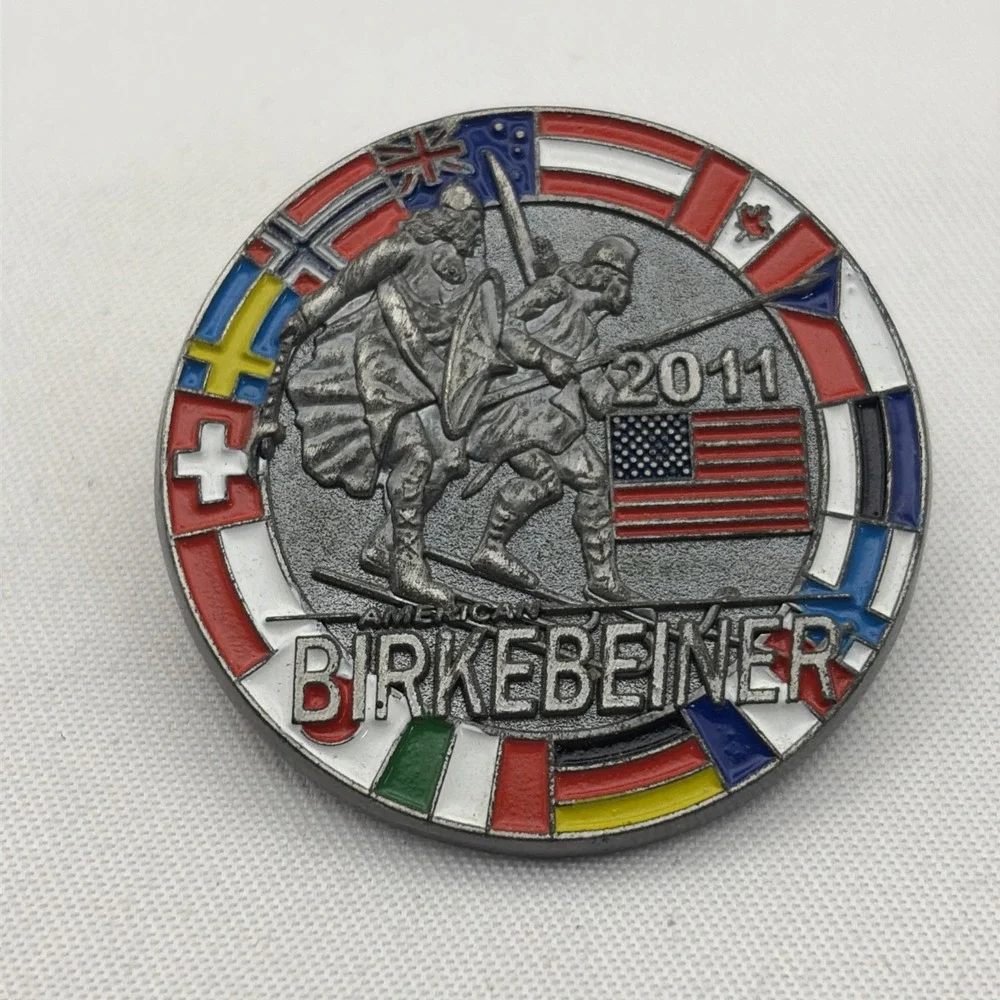 2011‎ American Birkebeiner Cross Country Skiing Race Lapel Hat Pin